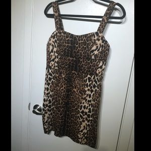 Leopard print dress